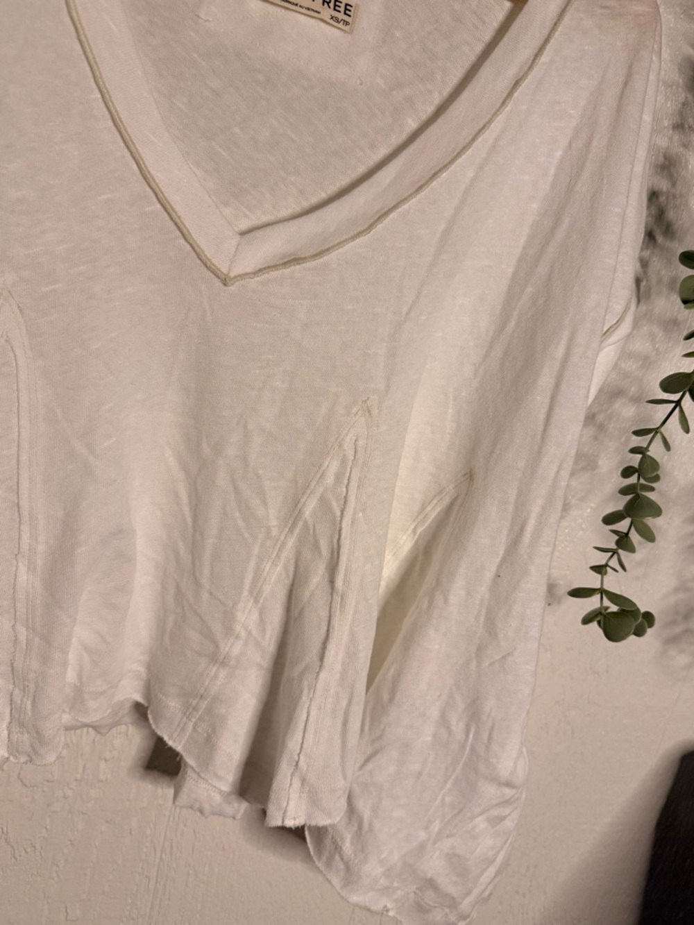 We the Free Swing Along with Me Tee NWOT clean ivory